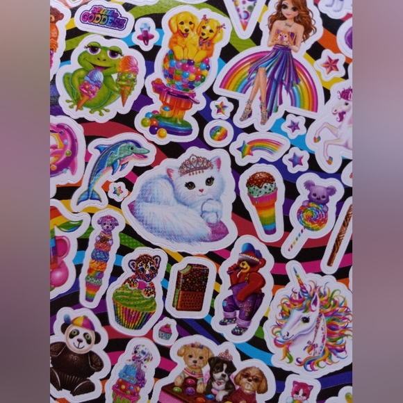 LISA FRANK STICKER BOOK! Over 600 stickers of all sizes! All the classics & more - Picture 4 of 6